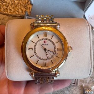 Michele Duo-tone Diamond Watch